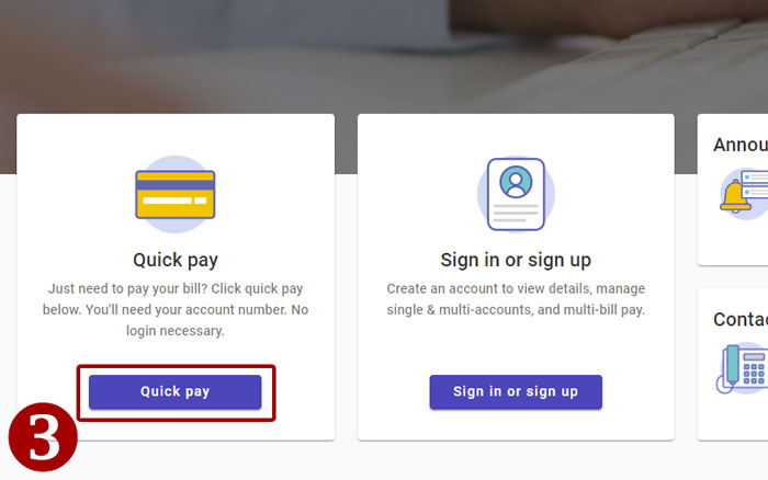 Steps to Quickpay - 3