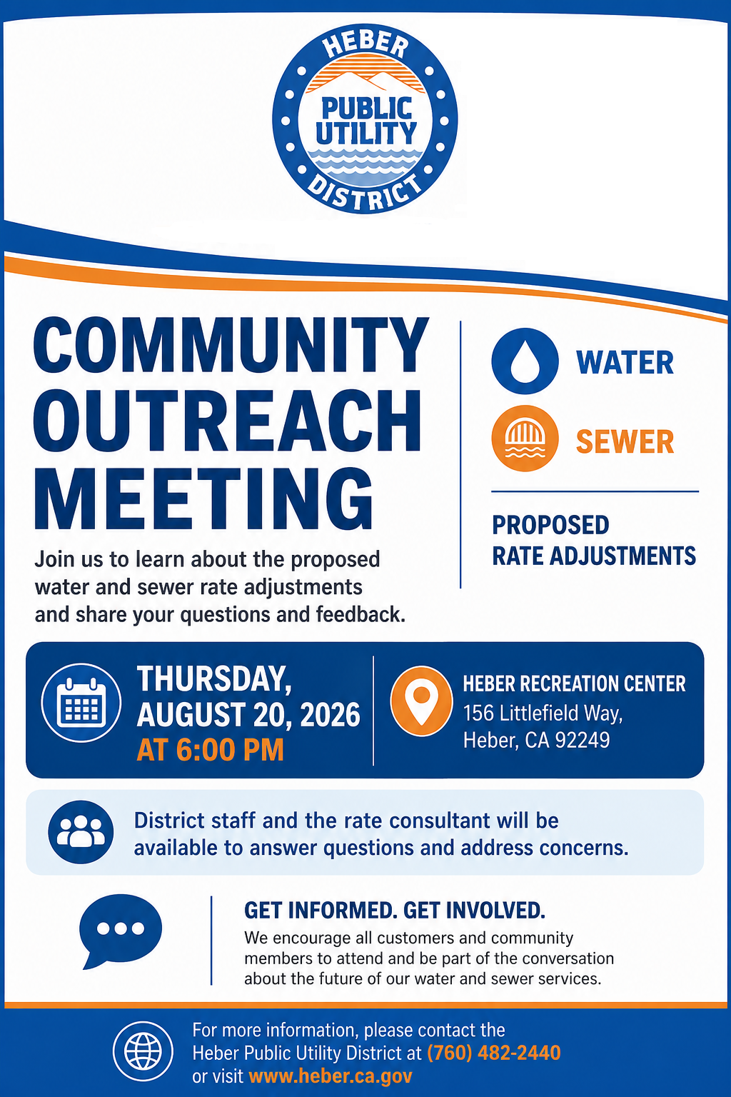 Community Outreach Meeting Flyer 