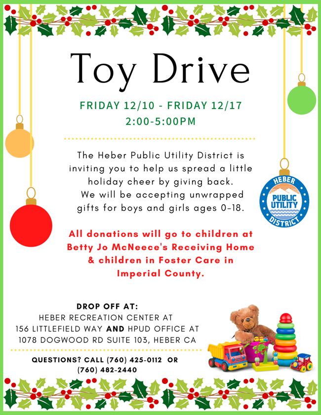 Xmas Toy Drive 2021