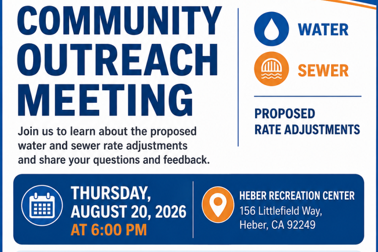 Community Outreach Meeting Flyer 