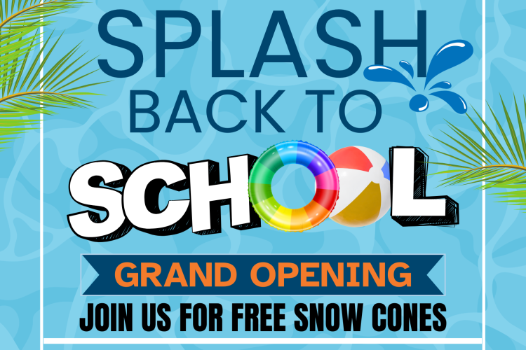 Splash Back to School Flyer